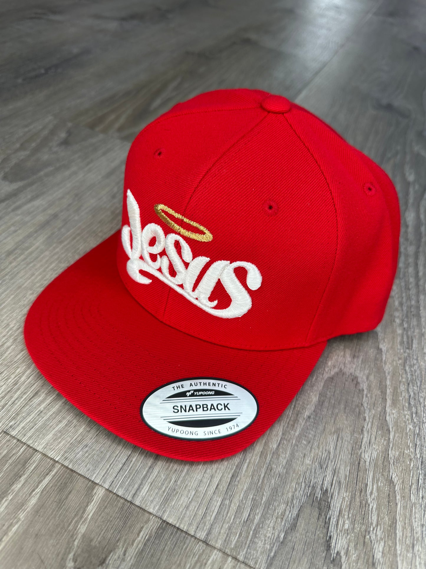 The JESUS Snapback (Red & Gold Edition)