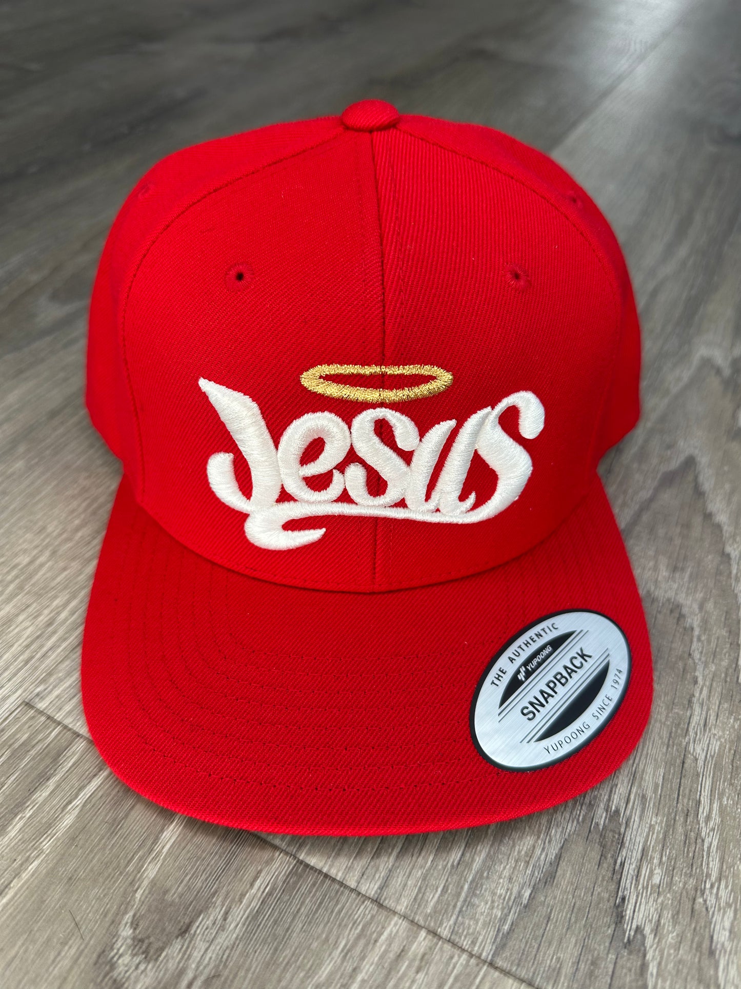 The JESUS Snapback (Red & Gold Edition)