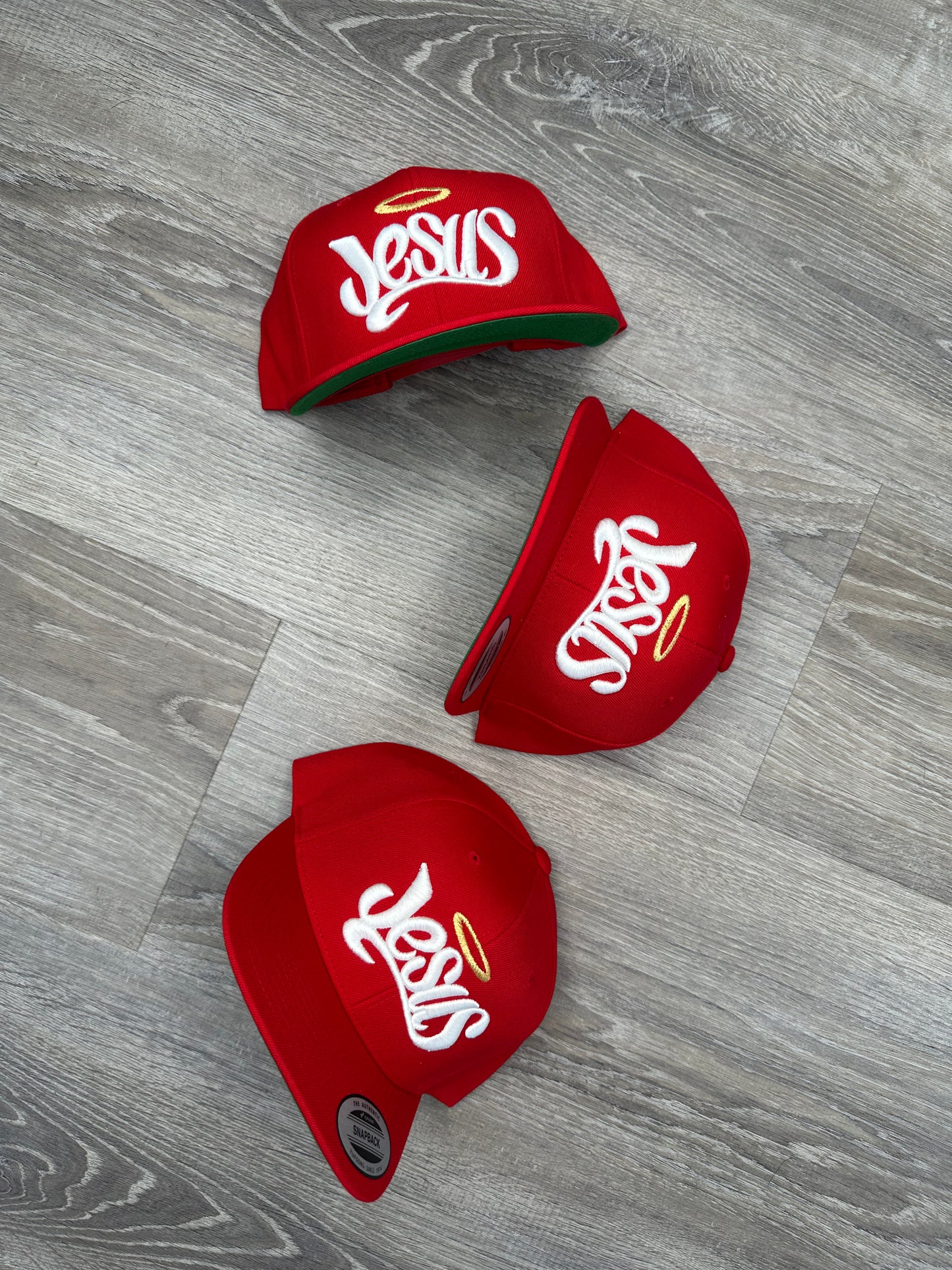 The JESUS Snapback (Red & Gold Edition)