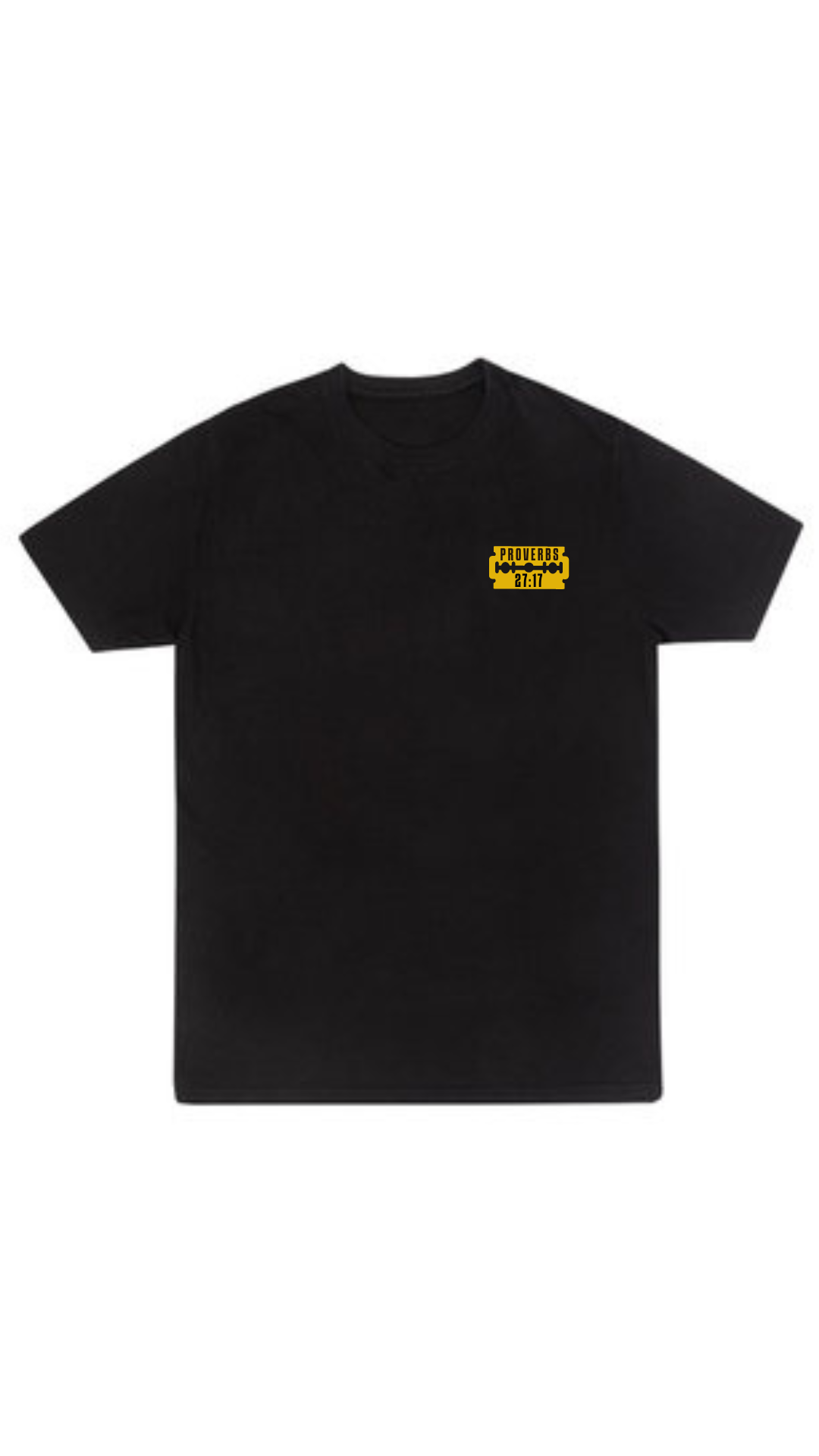 Proverbs 27:17” Barber T-Shirt