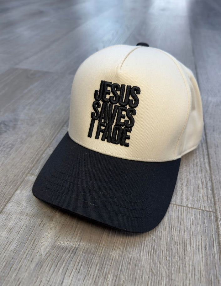 Jesus Saves I Fade Snapback Hat