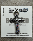 The Christian Barber x PinStop Co. Enamel Pin – Cross & Barber Pole Collab