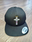 The Christian Barber Snapback – Cross & Pole Embroidered Hat