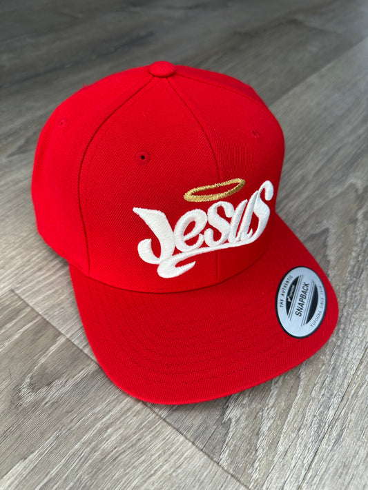 The JESUS Snapback (Red & Gold Edition)