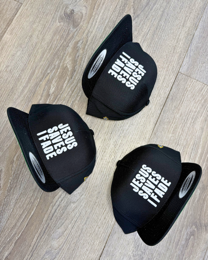 Jesus Saves I Fade Snapback Hat