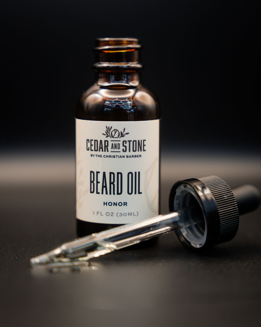 Cedar and Stone Beard Oil — Honor