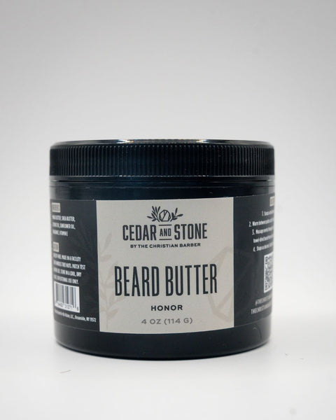 Cedar and Stone Beard Butter — Honor