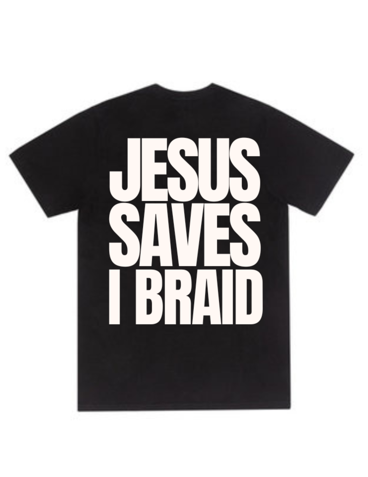 Jesus Saves I Braid Tee – The Christian Barber